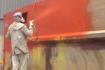 沈陽(yáng)機(jī)械設(shè)備噴漆的過(guò)程